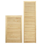 Otevřená lamelová dvířka – surová / neošetřená