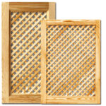 Diagonální borovicová dvířka – surová / neošetřená