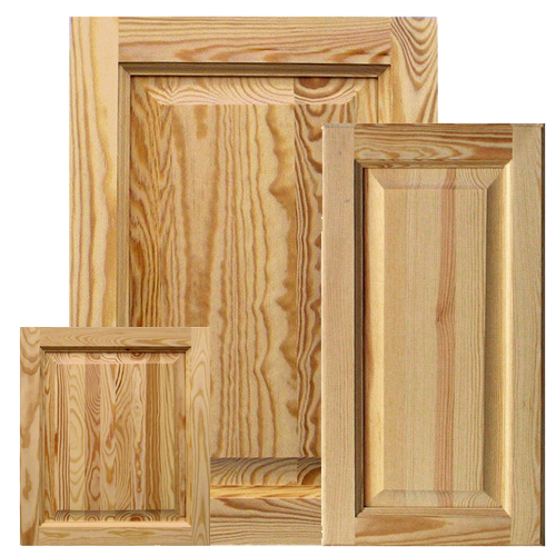 Fronty kasetonowe z litego drewna - 5 Kazetová dvířka z borovicového dřeva – surová / neošetřená - Obrázek 1