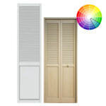 Kazetová dvířka s lamelami v barvě