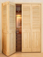 Kazetová dvířka s lamelami ze surového borovicového dřeva - Obrázek 4